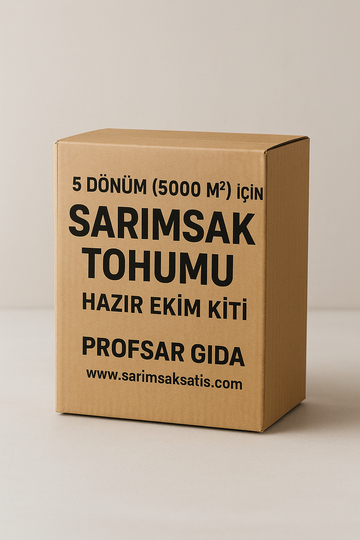 5 Dönüm (5000 m²) İçin Sarımsak Tohumu – Hazır Ekim Kiti ( 500 kg )