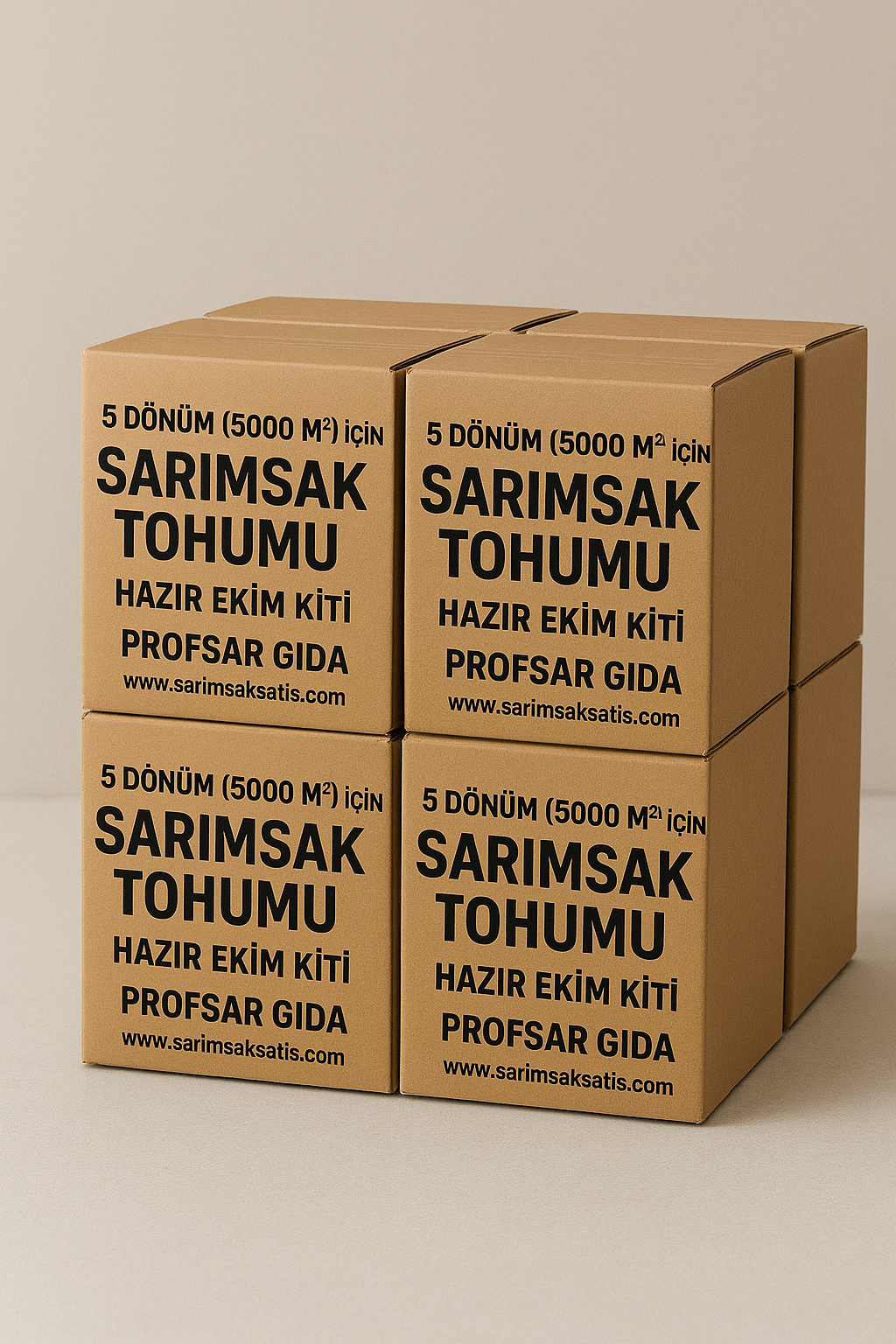 5 Dönüm (5000 m²) İçin Sarımsak Tohumu – Hazır Ekim Kiti ( 500 kg )